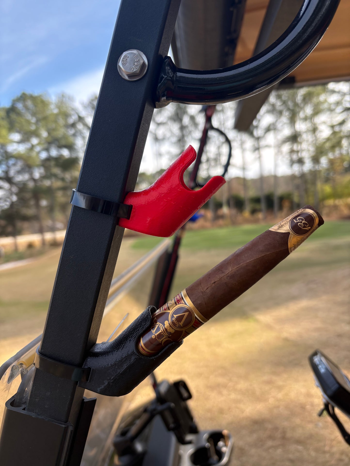 Golfcart Cigar Holder